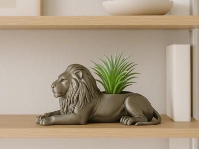 The Lion Planter - A Botany Chic Creation - Decor