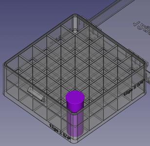 12 Gauge 2 1/4", Low Profile, Snap Latch Modular Ammo Box   