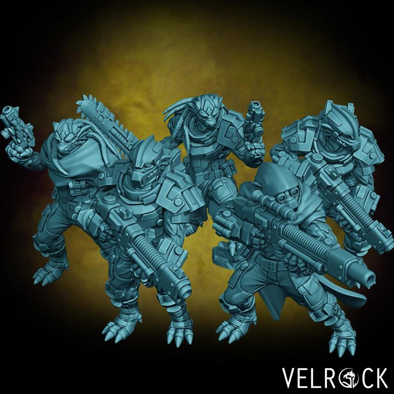 Dragonborn Trooper Squad (PRESUPPORTED)