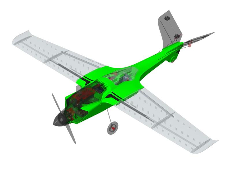 Crow Racer 750 V2 mm FPV Racer Plane - Test Files