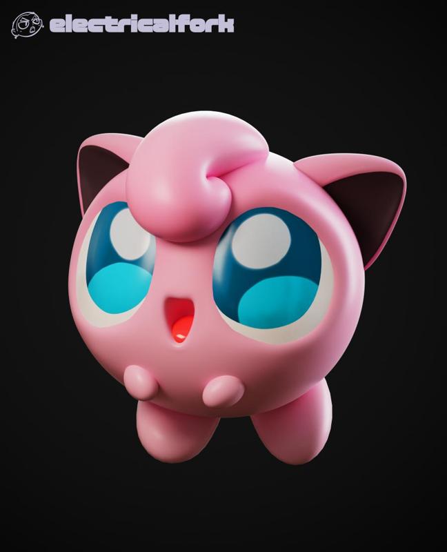 Chibi Jigglypuff -  Fan Art