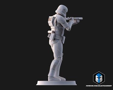 Death Trooper Figurine - Pose 2 - 3D Print Files