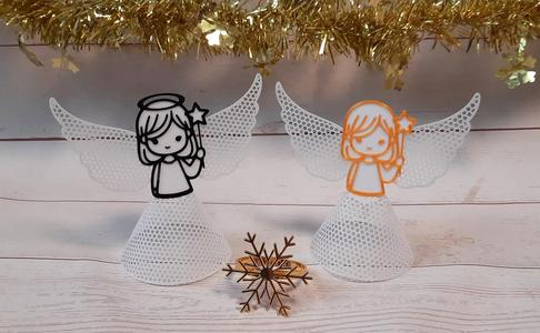 Angel with Star Decoration / Ornament