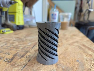 Spiral Cylinder Fidget - Customizable and Parametric