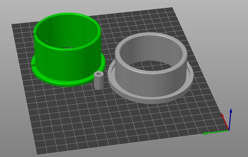 MKIII 3DP windmill assembly parts for HT80