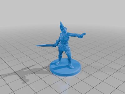 Fantasy Fire Knight