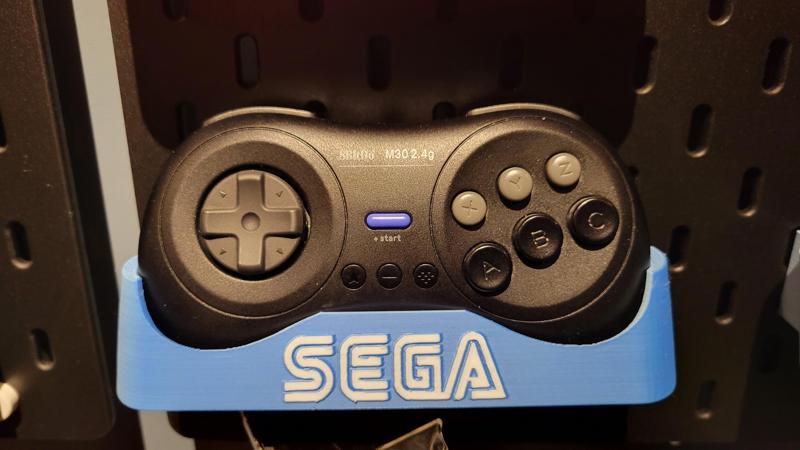 8bitdo M30 Sega Genesis Controller Skadis mount