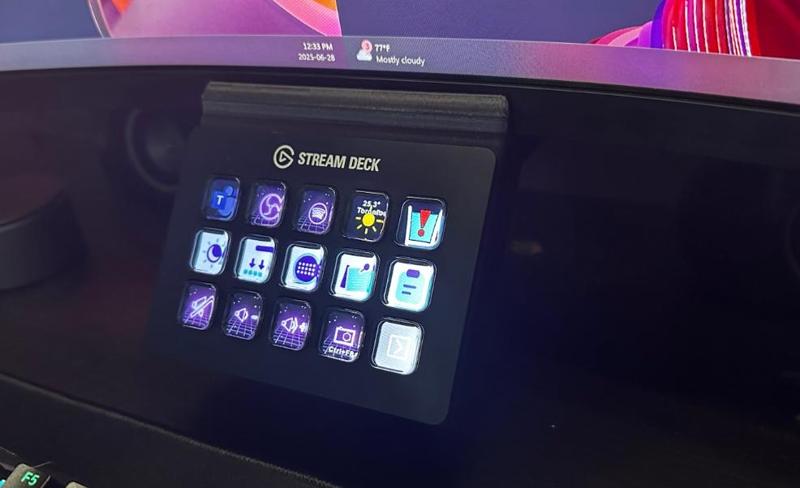 15key Stream Deck - MK1  - Adjustable for all Monitors