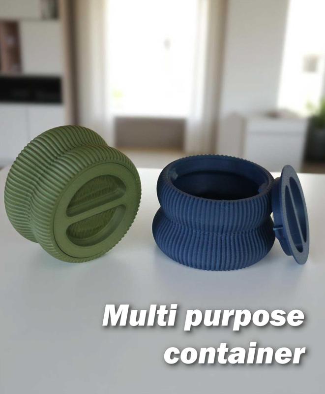 Modern Twist-Off Storage Container – Modular Style