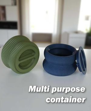 Modern Twist-Off Storage Container – Modular Style