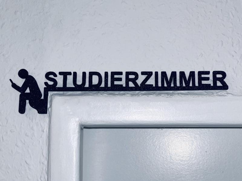 Studierzimmer Schild L & R