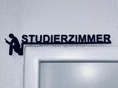 Studierzimmer Schild L & R