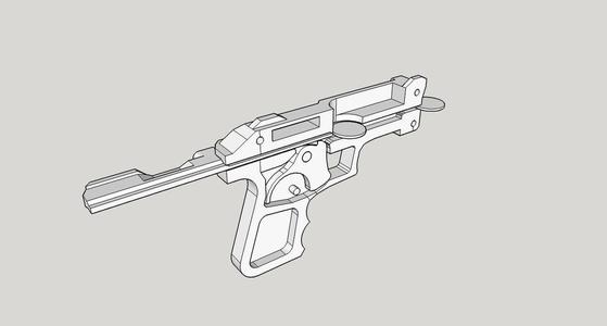 Rubber Band Powered Penny Shooter.