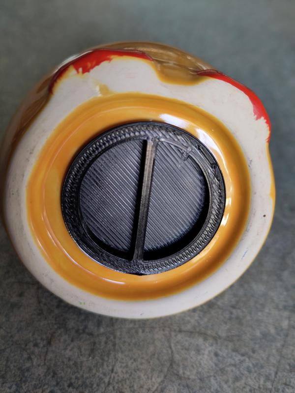 Flexible piggy bank lid / Flexibler Spardosendeckel