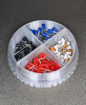 Connector Container With Lid