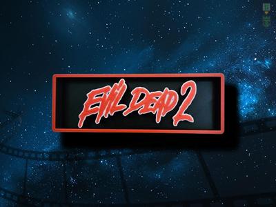 Evil Dead 2 Cinema Film Room Sign Box