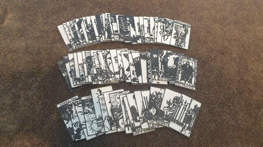 All 78 Tarot Cards Rider-Waite Smith full Deck
