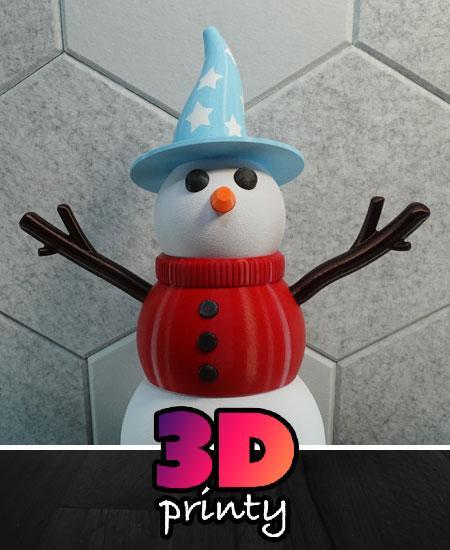 Giant Snowman - Wizard Hat