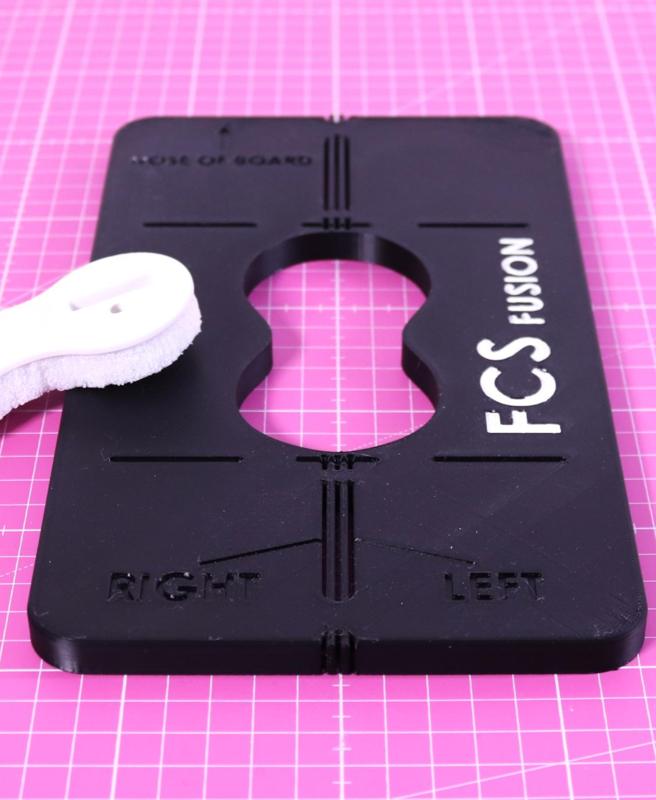 Router jig FCS fusion fin plugs 