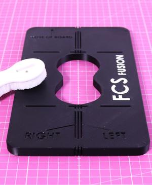 Router jig FCS fusion fin plugs 