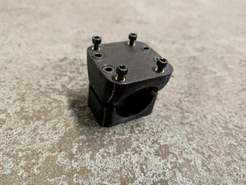 BMW AMPS motorcycle handlebar mount for connected ride navigator 