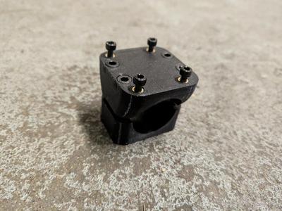 BMW AMPS motorcycle handlebar mount for connected ride navigator 