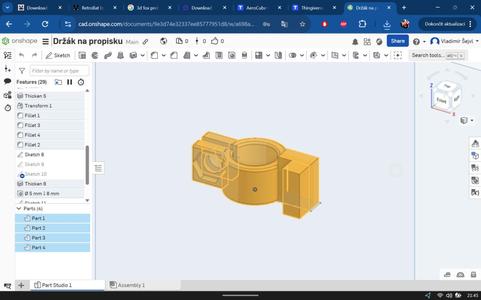 Pen holder 11mm