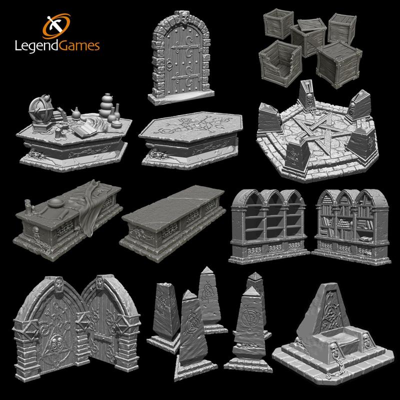 LegendGames Complete Necromancer Lair Full Set