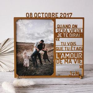 Cadre photo amour de ma vie
