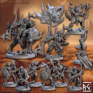 Orc Barbarians (Presupported)
