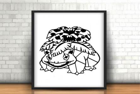 Venusaur pokemon decoration (no support needed)