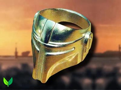 Mandalorian Ring – Star Wars Inspired 3D Print   