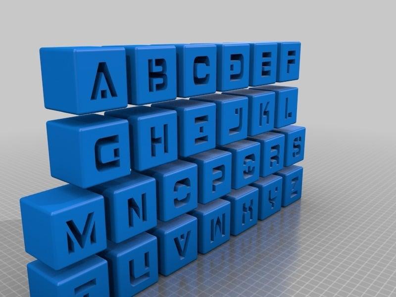 Alphabet Cubes
