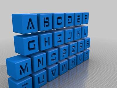 Alphabet Cubes