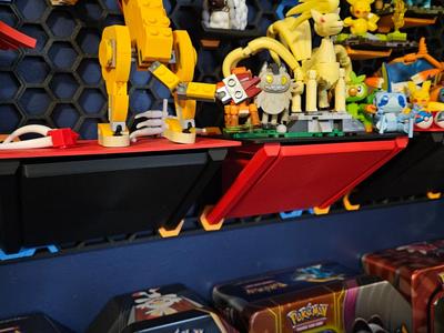 Simple Honeycomb Wall Shelf and Bin