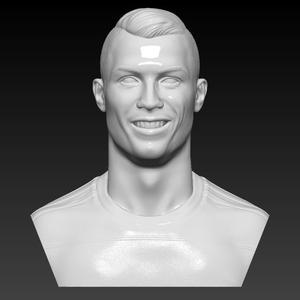 Cristiano Ronaldo -Real Madrid- player bust 3D High resolution