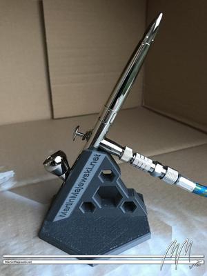 Airbrush Stand - Hex Design - Mark 01