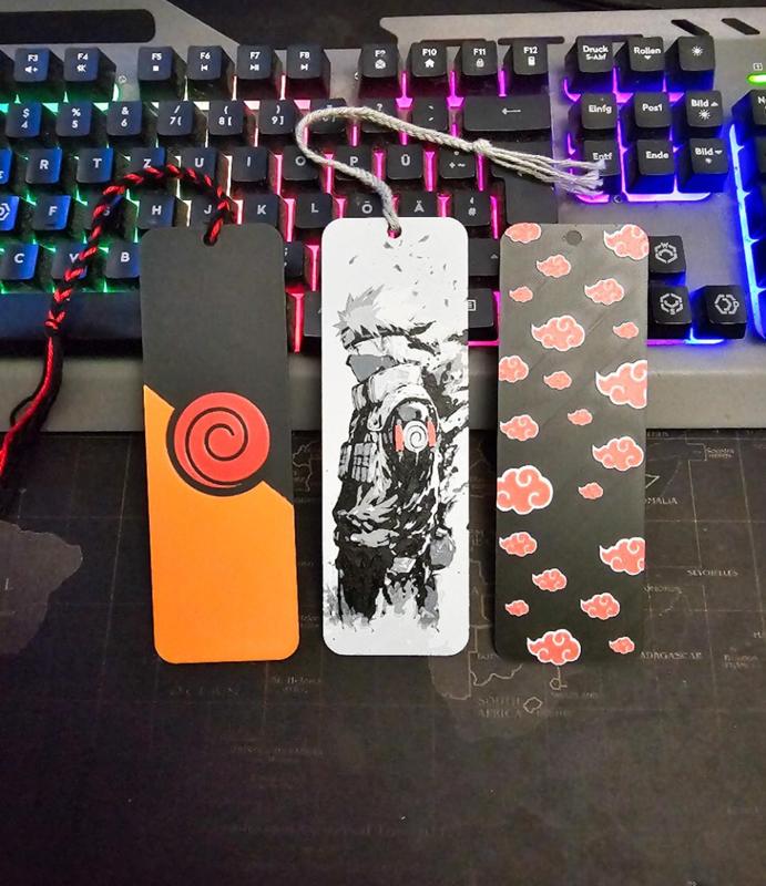 Naruto Bookmark collection - HueForge