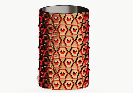 HexStar Vase.stl