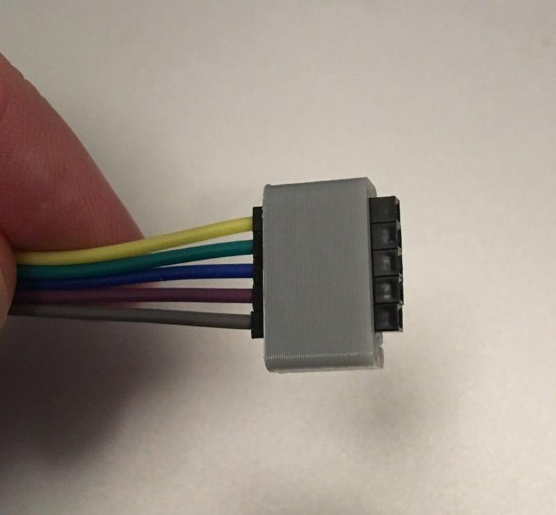 Dupont connector clamp/holder