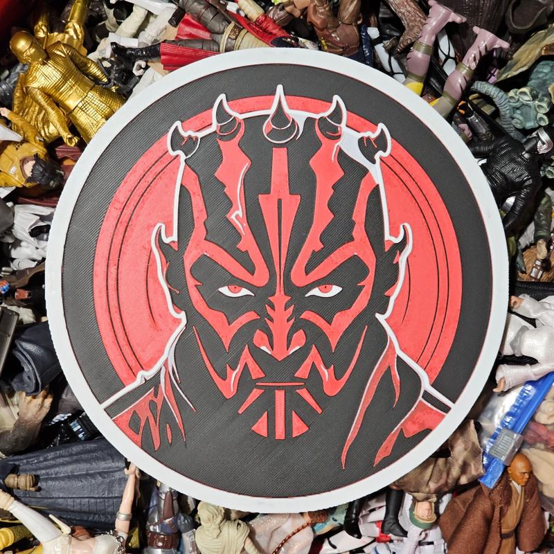 Star Wars (Inspired) "Menace Apprentice" HueForge Darth Maul