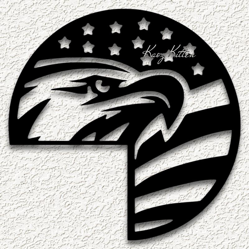 eagle circle corner door topper usa home decor