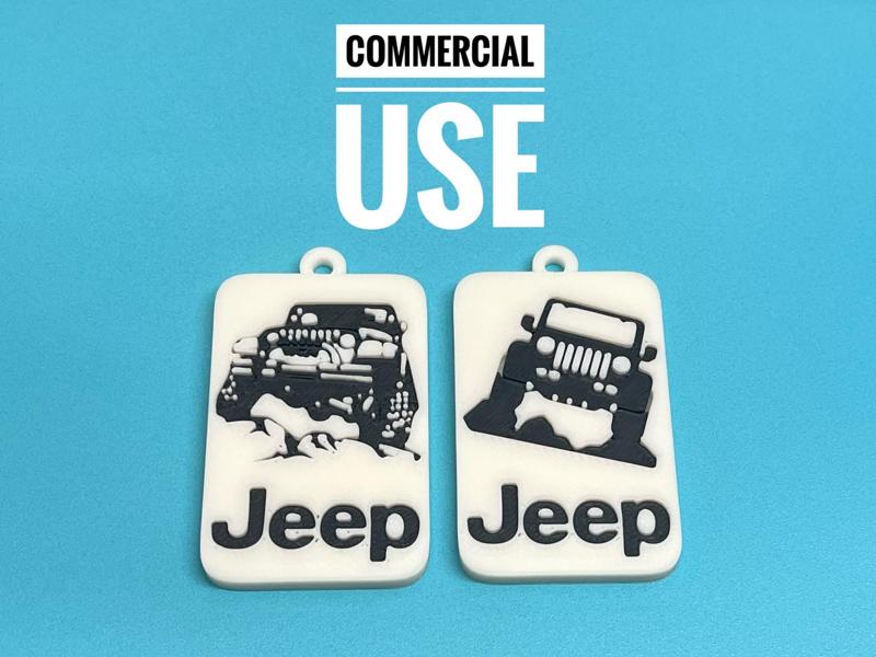 Jeep Keychains (Commercial Use)
