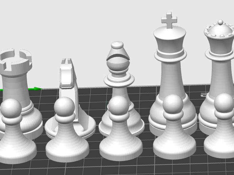 Complete chess set