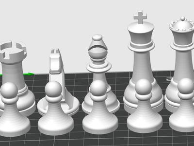 Complete chess set