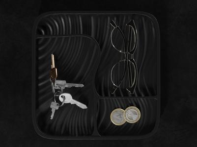 Flow Organizer Tray – Elegant 3D-Printed Storage