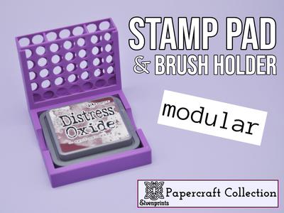 Distress Ink Pad & Brush Organizer