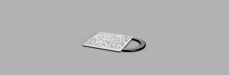 QR keychain