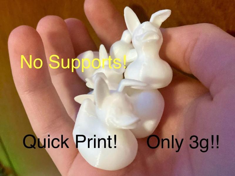 Easter Bunny Duck (No Supports!)