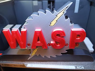 W.A.S.P Band Logo Desk Stand